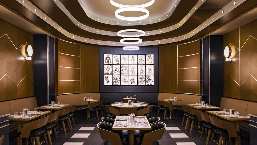 Downtown Restaurant — Disney’s Hotel New York – The Art of Marvel