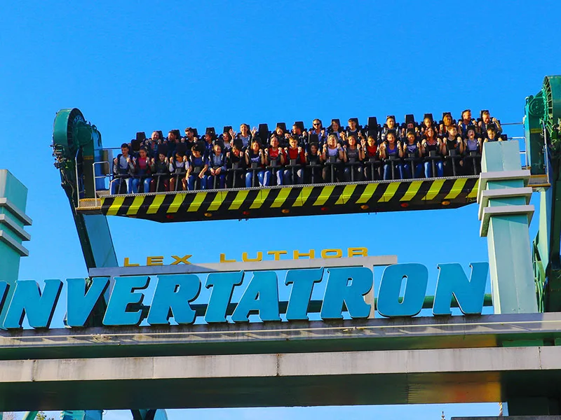 Lex Luthor Invertatron — Parque Warner Madrid
