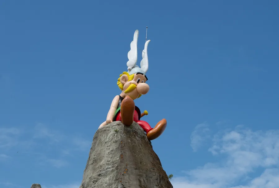 Astérix sur son rocher — Parc Astérix