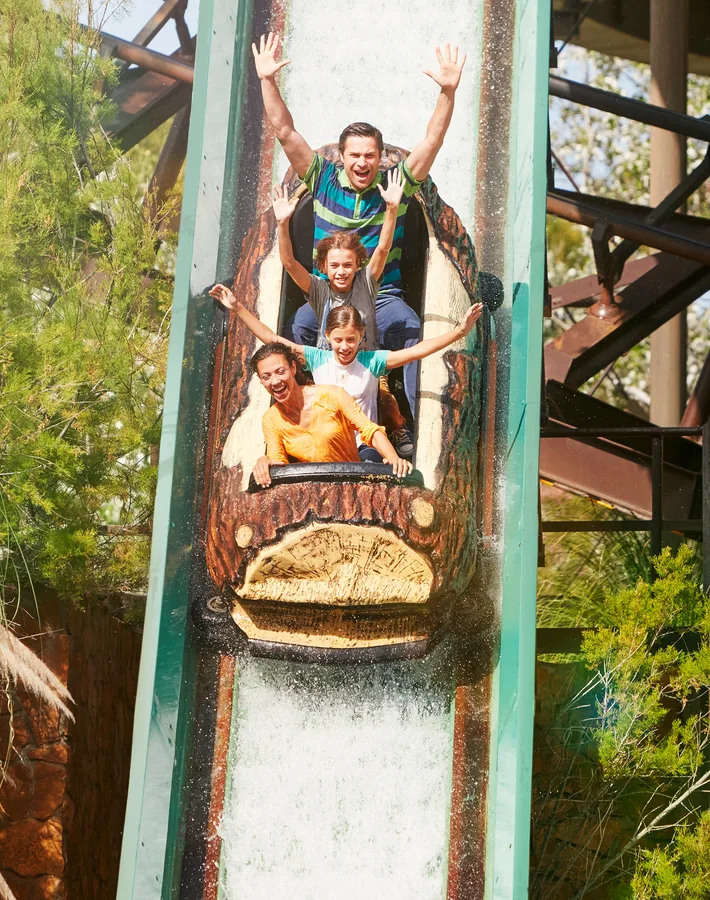 Silver River Flume — PortAventura Park