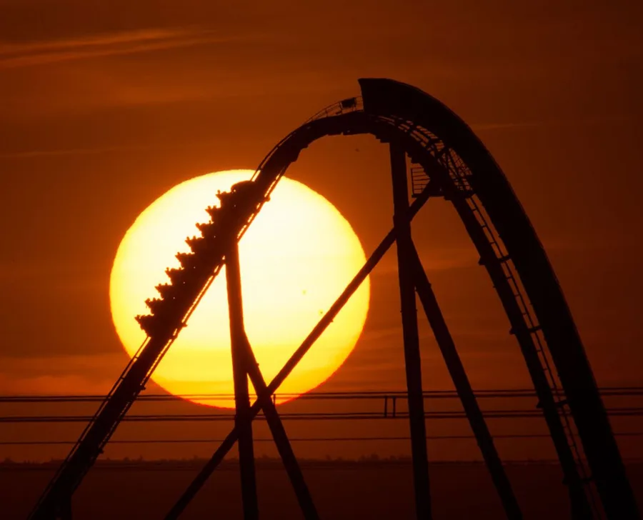 Silver Star (sunset) — Europa-Park