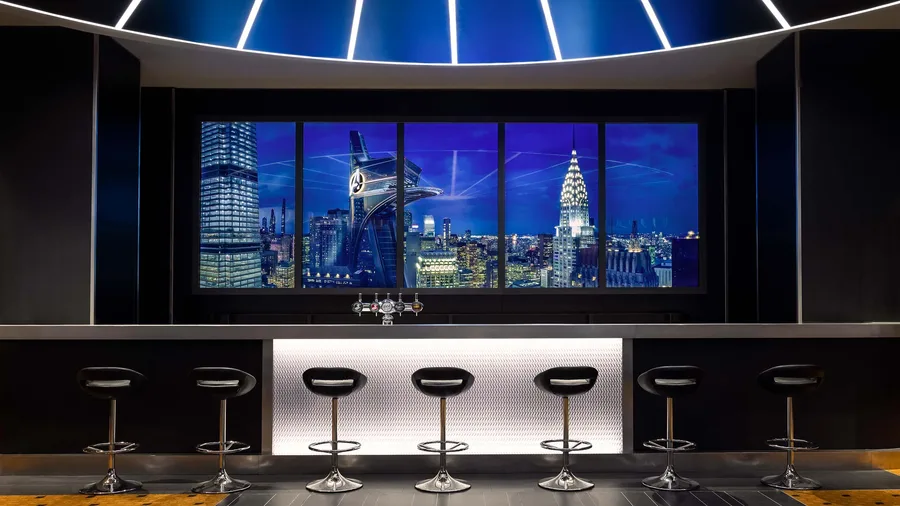 Skyline Bar — Disney’s Hotel New York – The Art of Marvel